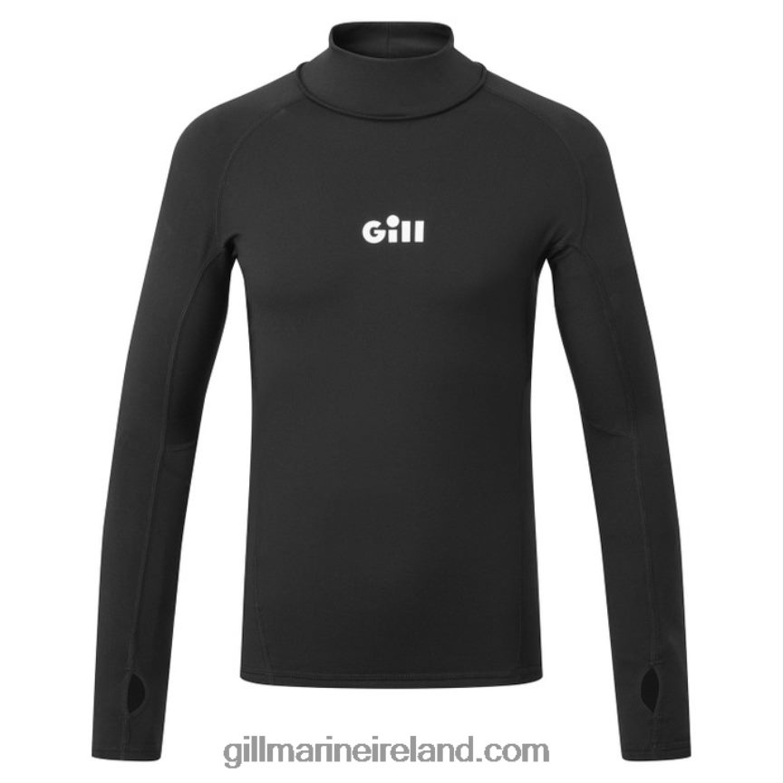 gill_marinejunior_hydrophobe_thermal_top_88888x66_black.jpg Gill MarineJunior Hydrophobe Thermal Top 88888X66 Black - Image 1