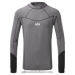 Gill MarineMen's Eco Pro Rash Vest - Long Sleeve 88888X142 Grey Melange
