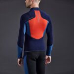 Gill MarineMen's FireCell Top 88888X227 Dark Denim & Orange - Image 3