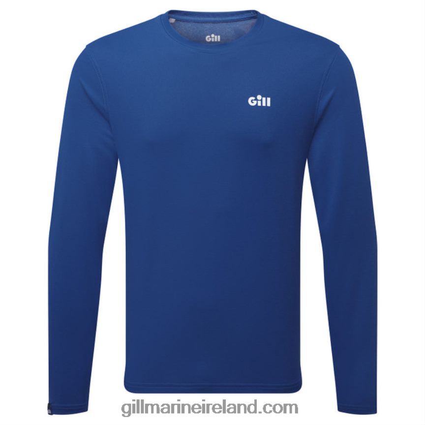 gill_marinemens_holcombe_crew_long_sleeve_88888x320_atlantic_blue.jpg Gill MarineMen's Holcombe Crew - Long Sleeve 88888X320 Atlantic Blue - Image 1