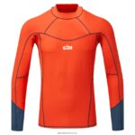 Gill MarineMen's Rash Vest - Long Sleeve 88888X277 Orange - Image 2