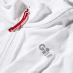 Gill MarineMen's UV Tec Zip Tee - Long Sleeve 88888X215 White - Image 4