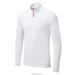 Gill MarineMen's UV Tec Zip Tee - Long Sleeve 88888X215 White - Image 6
