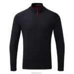 Gill MarineMen's UV Tec Zip Tee - Long Sleeve 88888X217 Navy - Image 2