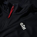Gill MarineMen's UV Tec Zip Tee - Long Sleeve 88888X217 Navy - Image 4