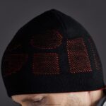 Gill MarineReversible Knit Beanie 88888X167 Black & Orange - Image 4