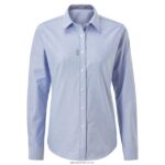 Gill MarineWomen's Long Sleeve Oxford Shirt 88888X298 Blue - Image 2