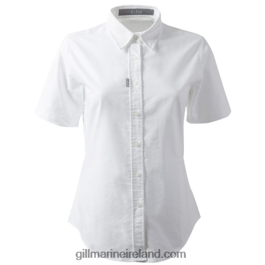 gill_marinewomens_oxford_shirt_short_sleeve_88888x297_white.jpg Gill MarineWomen's Oxford Shirt Short Sleeve 88888X297 White - Image 1