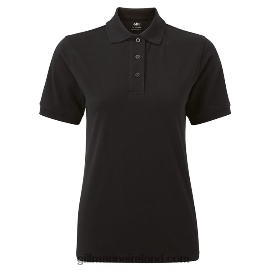 gill_marinewomens_polo_shirt_88888x251_black.jpg Gill MarineWomen's Polo Shirt 88888X251 Black - Image 1
