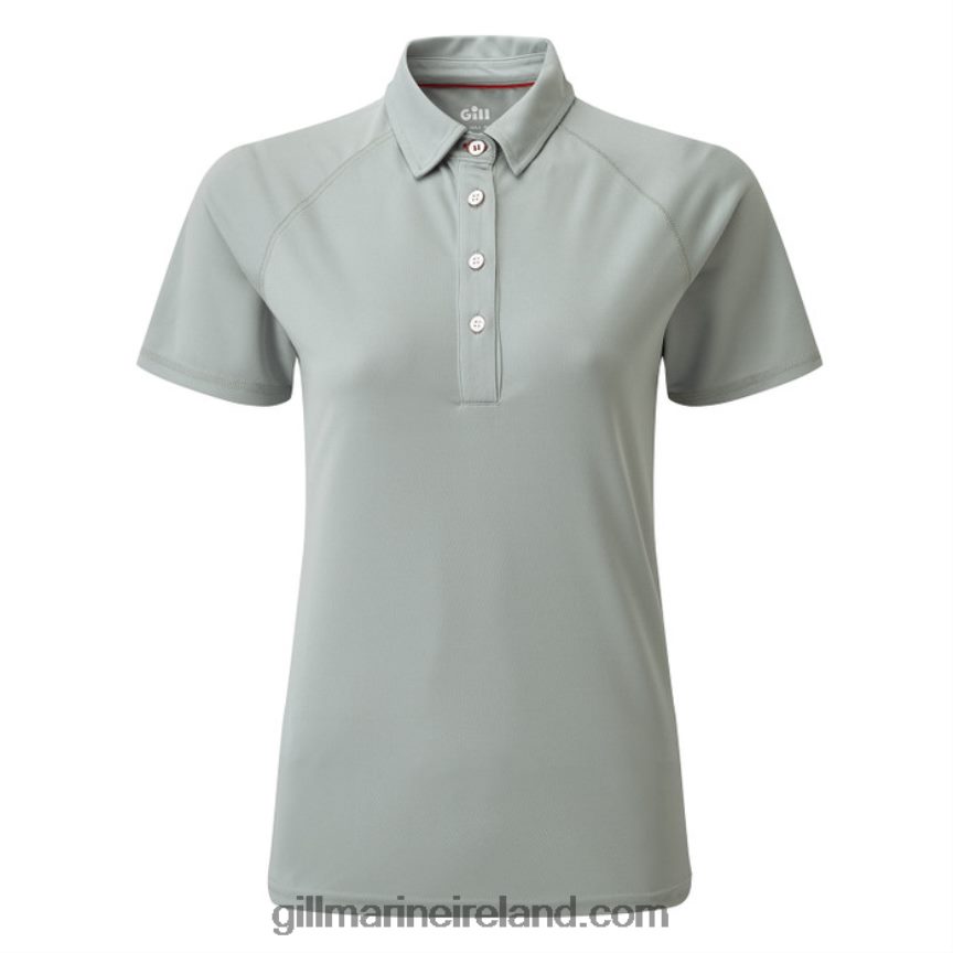 gill_marinewomens_uv_tec_polo_88888x173_medium_grey.jpg Gill MarineWomen's UV Tec Polo 88888X173 Medium Grey - Image 1