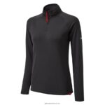 Gill MarineWomen's UV Tec Zip Tee - Long Sleeve 88888X204 Charcoal - Image 6