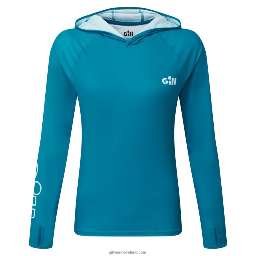 gill_marinewomens_xpel_tec_hoodie_88888x413_pool_blue.jpg Gill MarineWomen's XPEL Tec Hoodie 88888X413 Pool Blue - Image 1