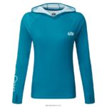Gill MarineWomen's XPEL Tec Hoodie 88888X48 Pool Blue - Image 2