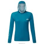 Gill MarineWomen's XPEL Tec Hoodie 88888X48 Pool Blue - Image 4