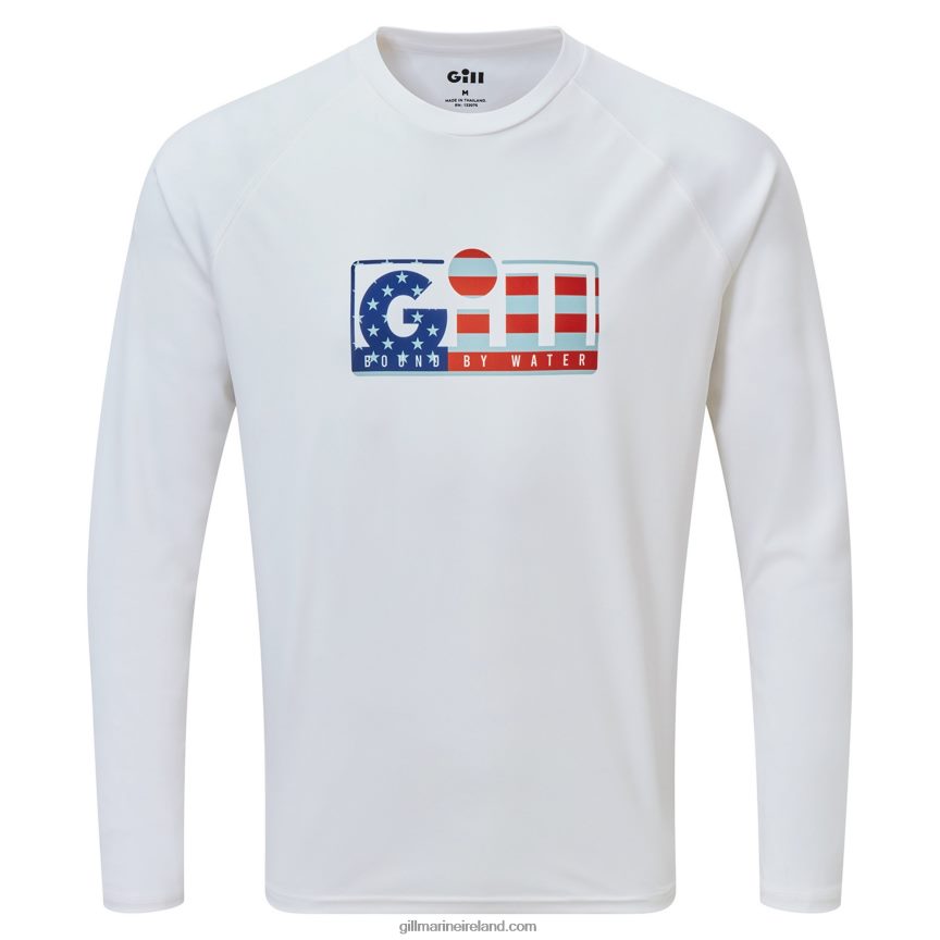 gill_marinexpel_tec_long_sleeve_top_in_white_88888x407.jpg Gill MarineXPEL Tec Long Sleeve Top in White 88888X407 - Image 1